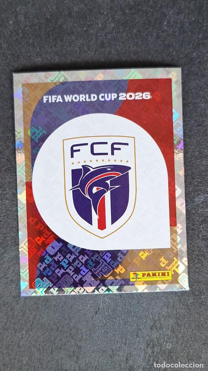 Cromos de F&uacute;tbol: L1 ESCUDO SELECCION CABO VERDE 1 MUNDIAL FIFA WORLD CUP 2026 PANINI NUNCA PEGADO SIN PEGAR