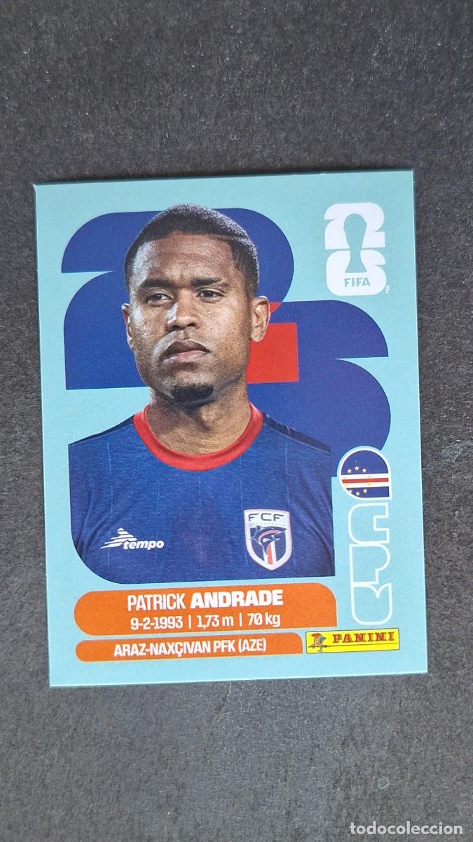 Cromos de F&uacute;tbol: L1 ANDRADE SELECCION CABO VERDE 11 MUNDIAL FIFA WORLD CUP 2026 PANINI NUNCA PEGADO SIN PEGAR