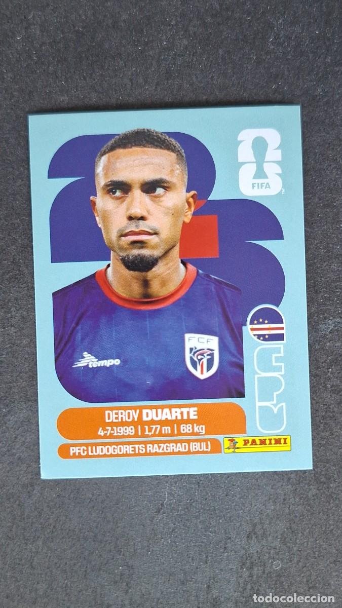 Cromos de F&uacute;tbol: L1 DUARTE SELECCION CABO VERDE 14 MUNDIAL FIFA WORLD CUP 2026 PANINI NUNCA PEGADO SIN PEGAR