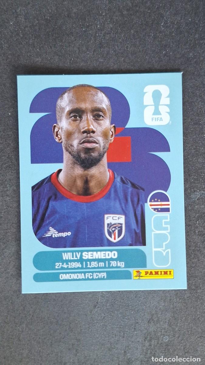 Cromos de F&uacute;tbol: L1 SEMEDO SELECCION CABO VERDE 19 MUNDIAL FIFA WORLD CUP 2026 PANINI NUNCA PEGADO SIN PEGAR
