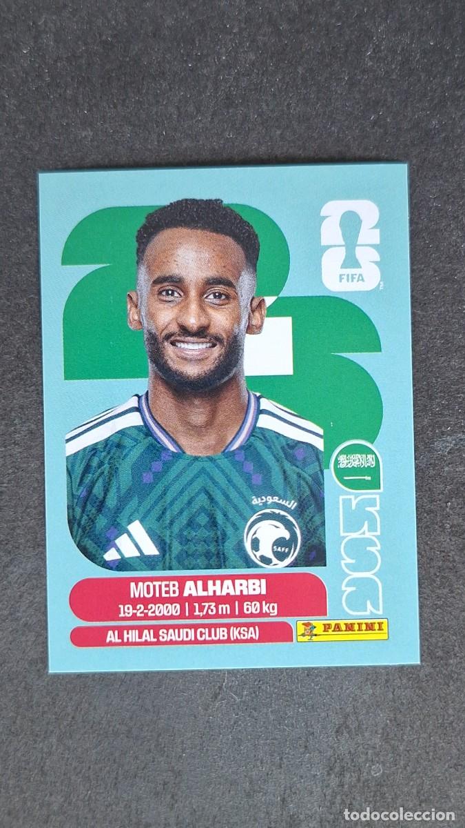 Cromos de F&uacute;tbol: L1 ALHARBI SELECCION ARABIA SAUDI 7 MUNDIAL FIFA WORLD CUP 2026 PANINI NUNCA PEGADO SIN PEGAR