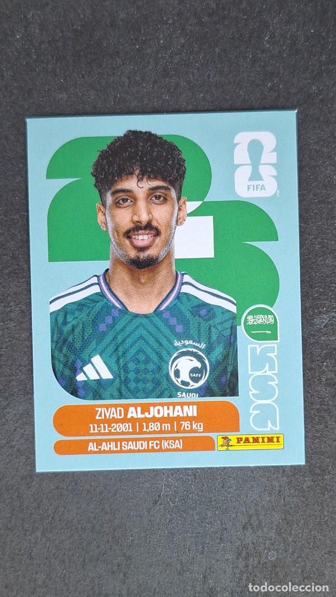 Cromos de F&uacute;tbol: L1 ALJOHANI SELECCION ARABIA SAUDI 10 MUNDIAL FIFA WORLD CUP 2026 PANINI NUNCA PEGADO SIN PEGAR