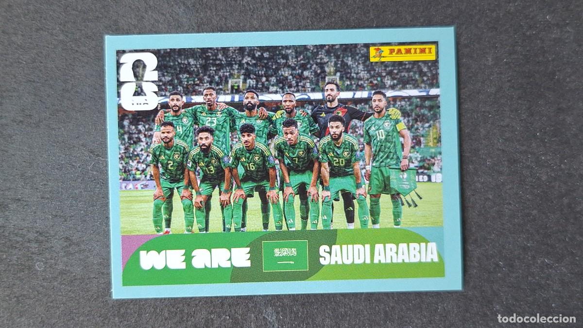 Cromos de F&uacute;tbol: L1 EQUIPO SELECCION ARABIA SAUDI 13 MUNDIAL FIFA WORLD CUP 2026 PANINI NUNCA PEGADO SIN PEGAR