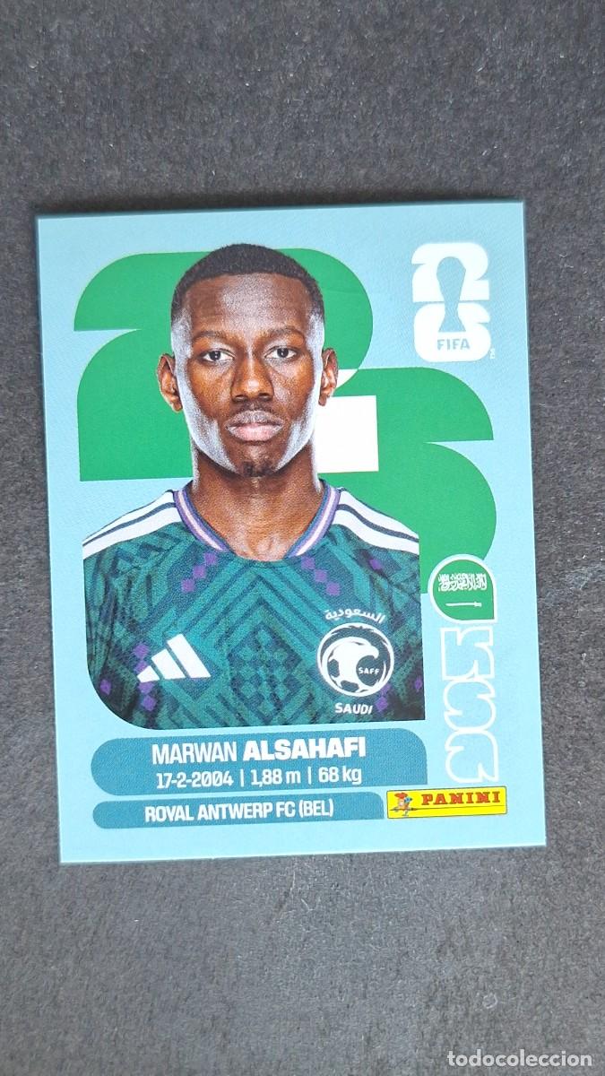 Cromos de F&uacute;tbol: L1 ALSAHAFI SELECCION ARABIA SAUDI 15 MUNDIAL FIFA WORLD CUP 2026 PANINI NUNCA PEGADO SIN PEGAR