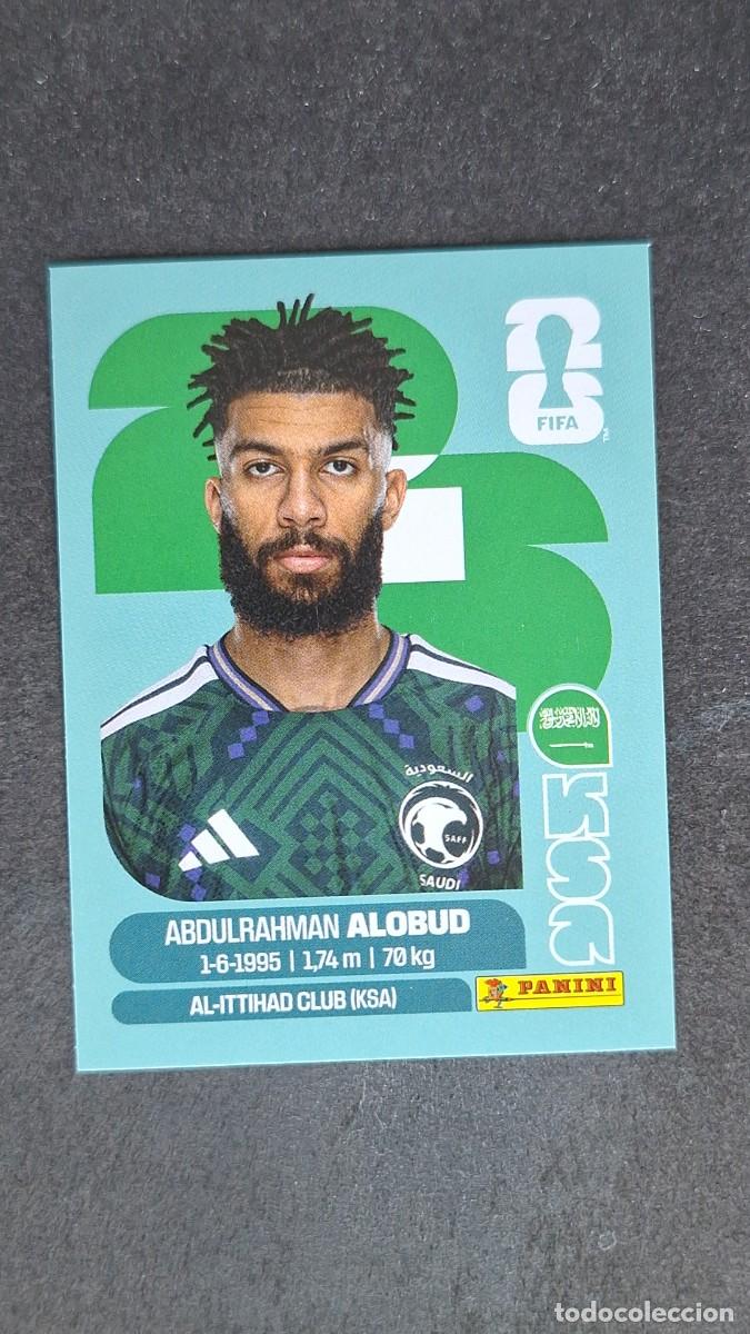 Figurine di Calcio: L1 ALOBUD SELECCION ARABIA SAUDI 17 MUNDIAL FIFA WORLD CUP 2026 PANINI NUNCA PEGADO SIN PEGAR