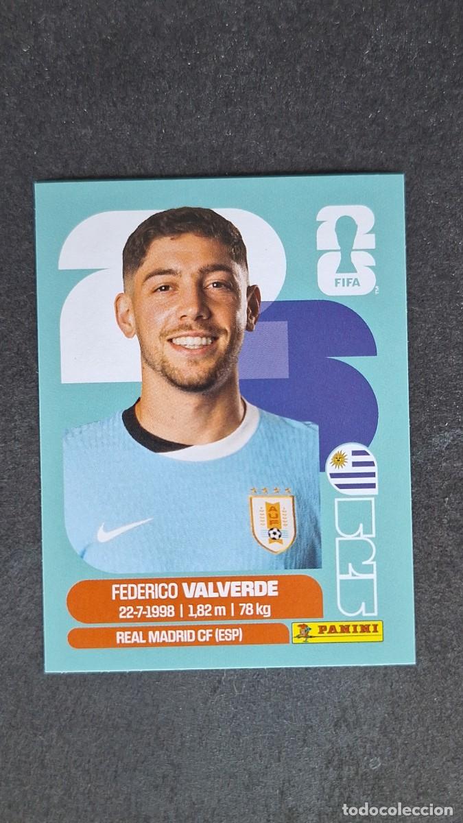 Fu&szlig;ball-Sticker: L1 VALVERDE SELECCION URUGUAY 10 MUNDIAL FIFA WORLD CUP 2026 PANINI NUNCA PEGADO SIN PEGAR
