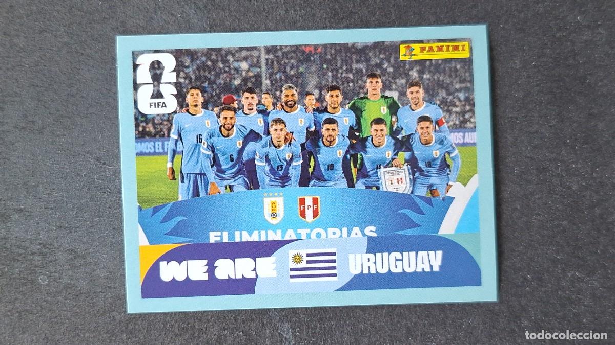 Football Stickers: L1 EQUIPO SELECCION URUGUAY 13 MUNDIAL FIFA WORLD CUP 2026 PANINI NUNCA PEGADO SIN PEGAR