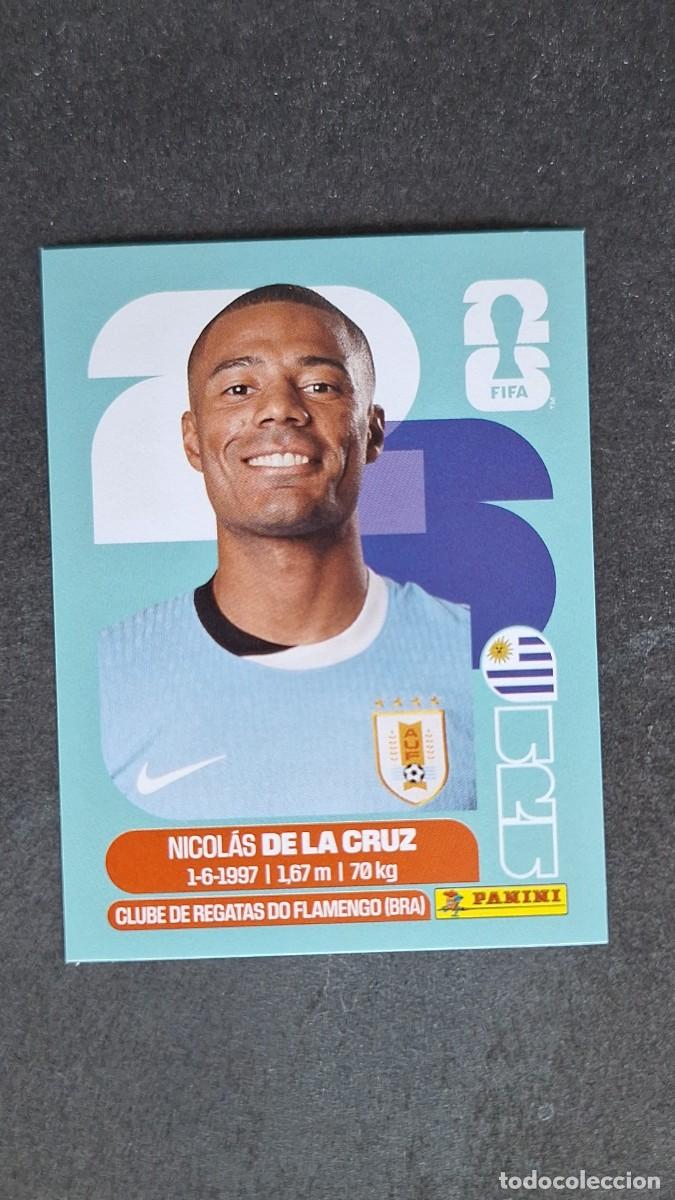 Cromos de F&uacute;tbol: L1 DE LA CRUZ SELECCION URUGUAY 15 MUNDIAL FIFA WORLD CUP 2026 PANINI NUNCA PEGADO SIN PEGAR