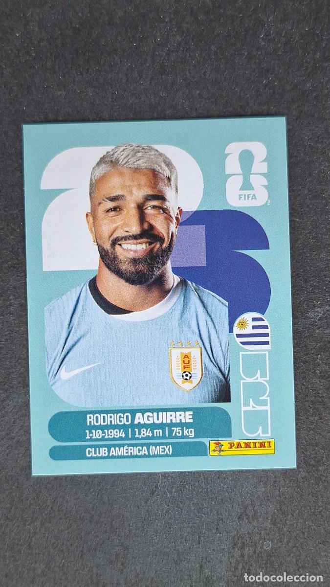 Cromos de F&uacute;tbol: L1 AGUIRRE SELECCION URUGUAY 19 MUNDIAL FIFA WORLD CUP 2026 PANINI NUNCA PEGADO SIN PEGAR
