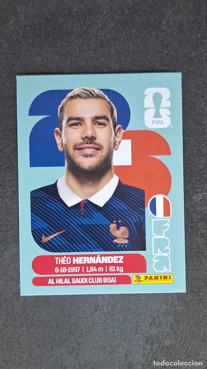 Cromos de F&uacute;tbol: L1 THEO HERNANDEZ SELECCION FRANCIA 3 MUNDIAL FIFA WORLD CUP 2026 PANINI NUNCA PEGADO SIN PEGAR