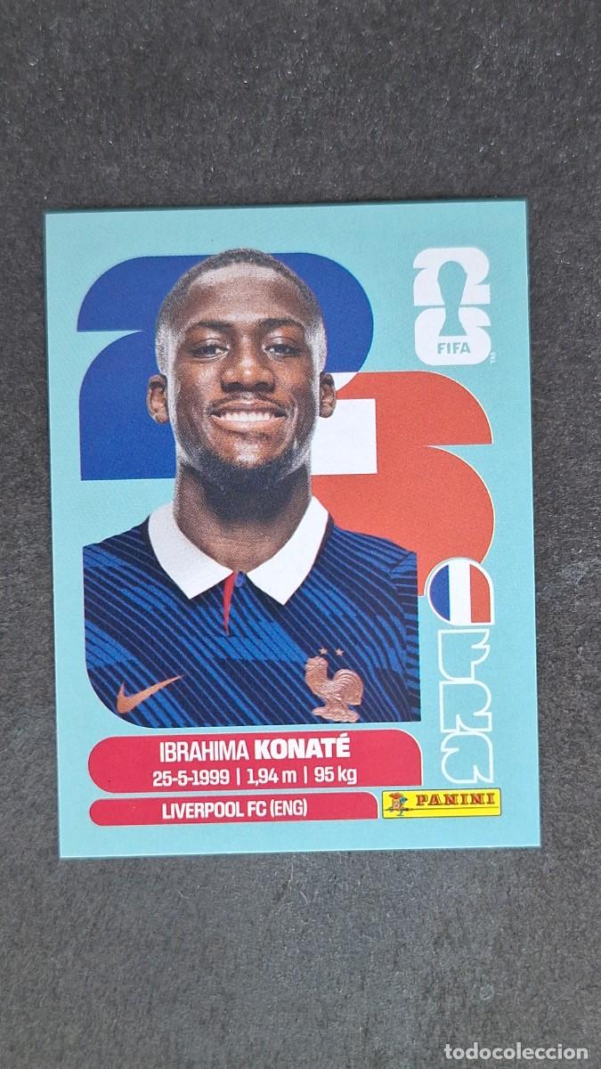 Cromos de F&uacute;tbol: L1 KONATE SELECCION FRANCIA 6 MUNDIAL FIFA WORLD CUP 2026 PANINI NUNCA PEGADO SIN PEGAR