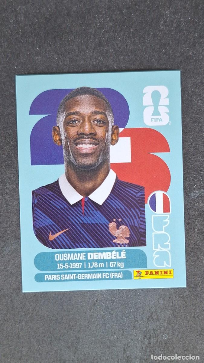 Cromos de F&uacute;tbol: L1 DEMBELE SELECCION FRANCIA 15 MUNDIAL FIFA WORLD CUP 2026 PANINI NUNCA PEGADO SIN PEGAR