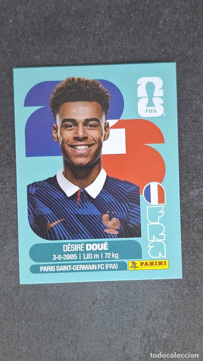 Cromos de F&uacute;tbol: L1 DOUE SELECCION FRANCIA 17 MUNDIAL FIFA WORLD CUP 2026 PANINI NUNCA PEGADO SIN PEGAR