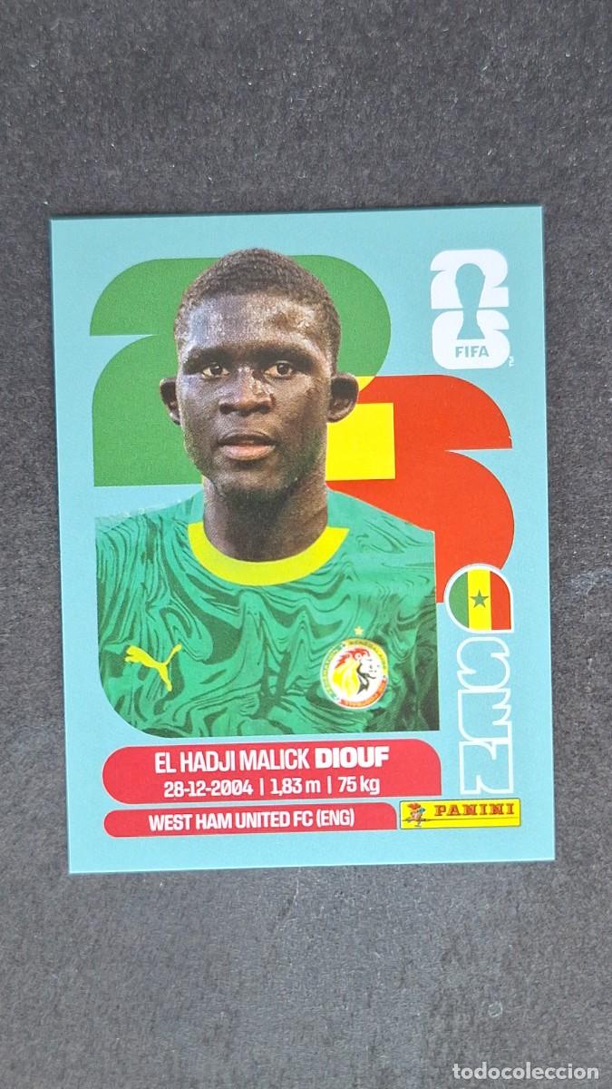 Cromos de F&uacute;tbol: L1 DIOUF SELECCION SENEGAL 7 MUNDIAL FIFA WORLD CUP 2026 PANINI NUNCA PEGADO SIN PEGAR