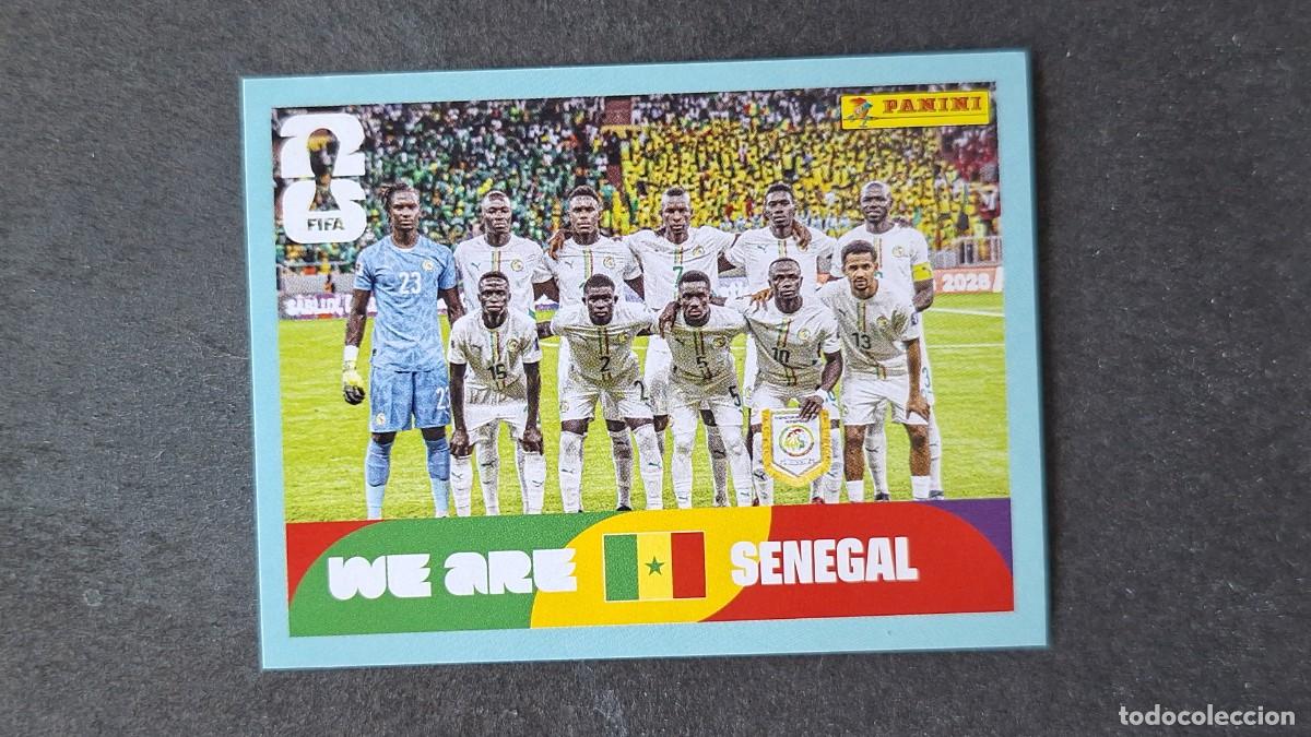 Cromos de F&uacute;tbol: L1 EQUIPO SELECCION SENEGAL 13 MUNDIAL FIFA WORLD CUP 2026 PANINI NUNCA PEGADO SIN PEGAR