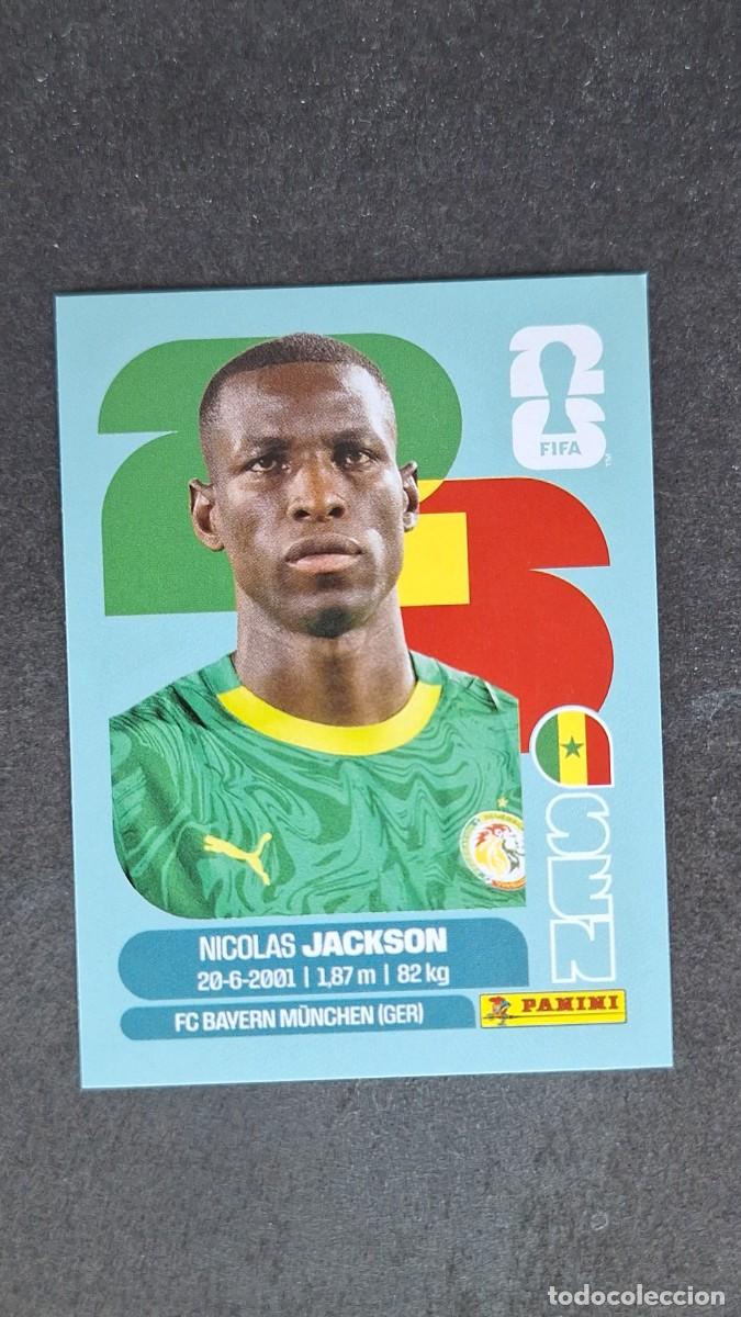 Cromos de F&uacute;tbol: L1 JACKSON SELECCION SENEGAL 19 MUNDIAL FIFA WORLD CUP 2026 PANINI NUNCA PEGADO SIN PEGAR