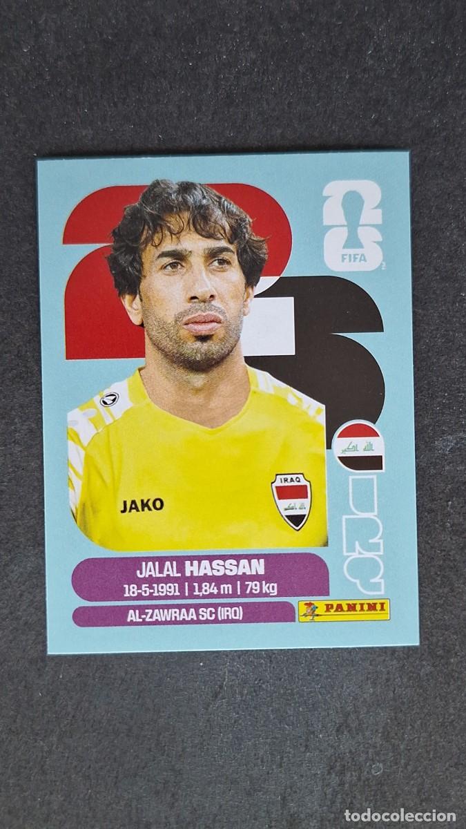 Cromos de F&uacute;tbol: L1 JALAL HASSAN SELECCION IRAQ 2 MUNDIAL FIFA WORLD CUP 2026 PANINI NUNCA PEGADO SIN PEGAR