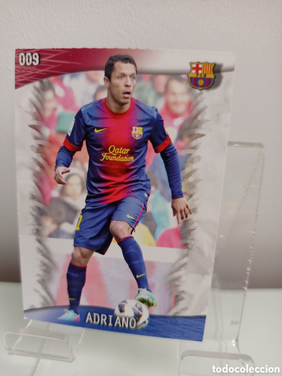 Cromos de F&uacute;tbol: ❇️ CROMO CARD ⚽ ADRIANO BARCELONA 9 FICHAS LIGA QUIZ GAME 2014 13 14 2013 2014 MUNDICROMO ❇️