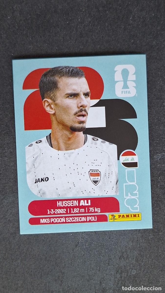 Cromos de F&uacute;tbol: L1 HUSSEIN ALI SELECCION IRAQ 4 MUNDIAL FIFA WORLD CUP 2026 PANINI NUNCA PEGADO SIN PEGAR