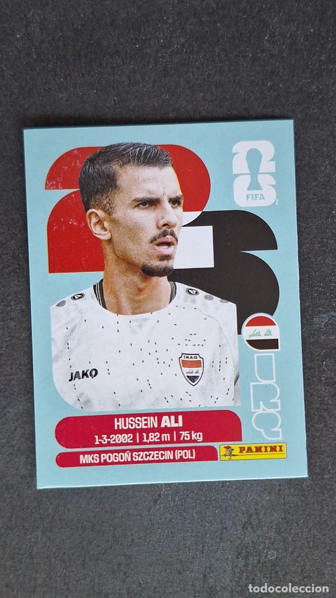 Cromos de F&uacute;tbol: L1 HUSSEIN ALI SELECCION IRAQ 4 MUNDIAL FIFA WORLD CUP 2026 PANINI NUNCA PEGADO SIN PEGAR