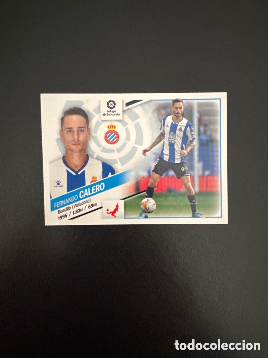 Fu&szlig;ball-Sticker: CALERO ESPA&Ntilde;OL N&Uacute;MERO 8 LIGA ESTE 2022 2023