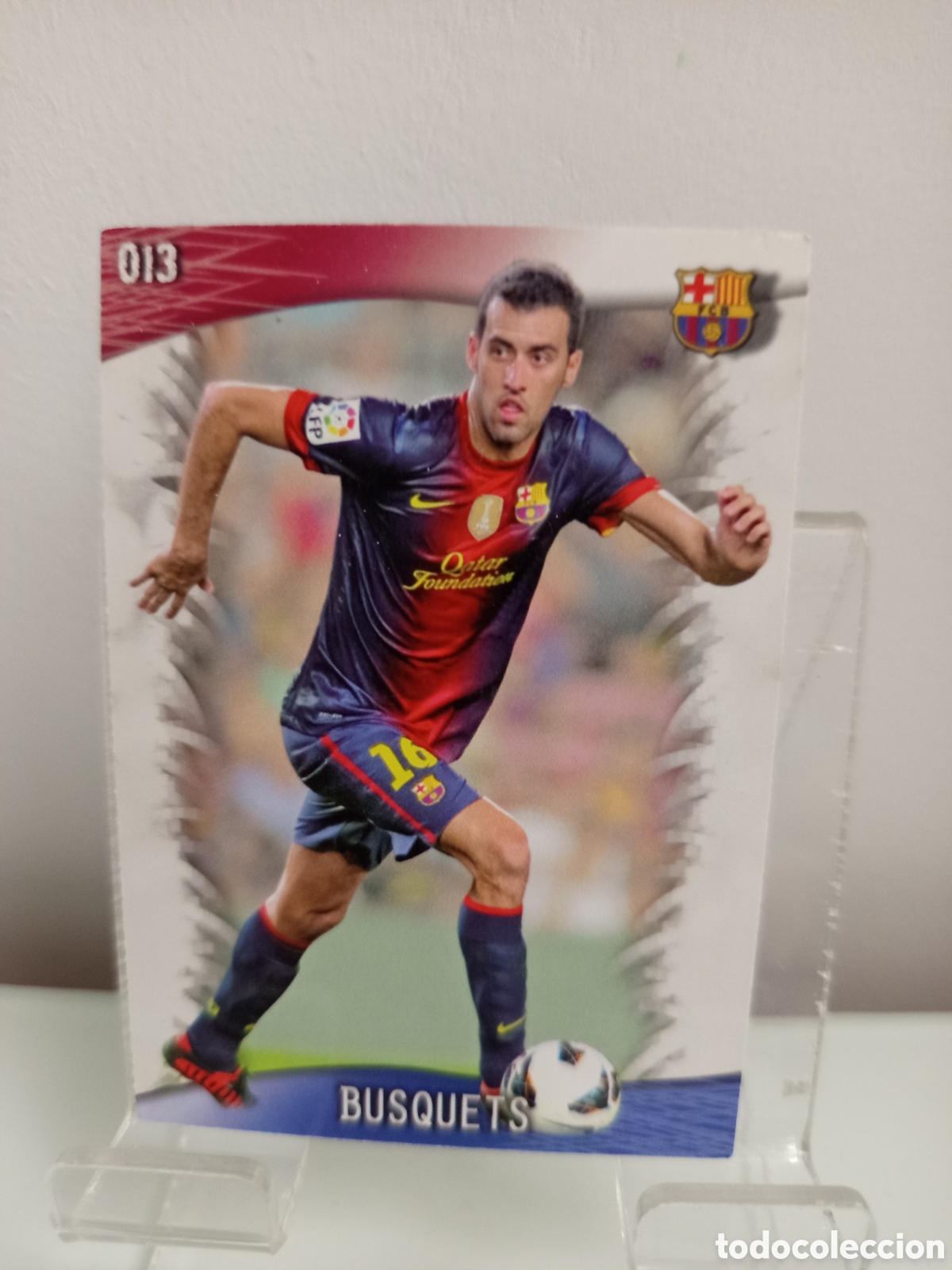 Football Stickers: ❇️ CROMO CARD ⚽ BUSQUETS BARCELONA 13 FICHAS LIGA QUIZ GAME 2014 13 14 2013 2014 MUNDICROMO ❇️