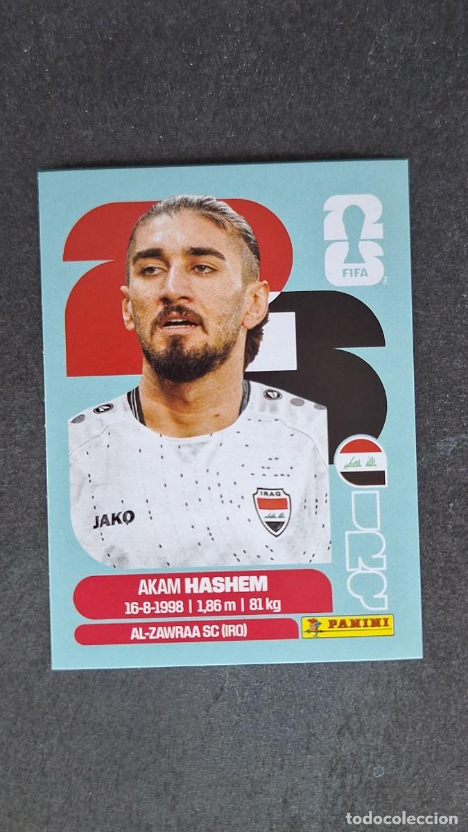 Cromos de F&uacute;tbol: L1 HASHEM SELECCION IRAQ 5 MUNDIAL FIFA WORLD CUP 2026 PANINI NUNCA PEGADO SIN PEGAR
