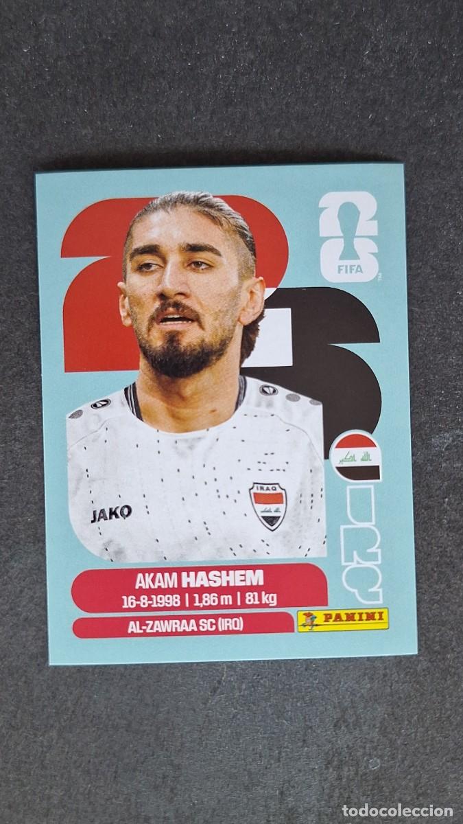 Cromos de F&uacute;tbol: L1 HASHEM SELECCION IRAQ 5 MUNDIAL FIFA WORLD CUP 2026 PANINI NUNCA PEGADO SIN PEGAR