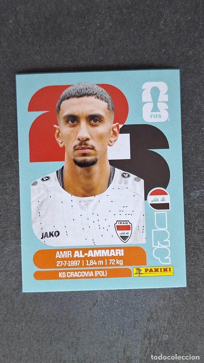 Cromos de F&uacute;tbol: L1 AL-AMMARI SELECCION IRAQ 10 MUNDIAL FIFA WORLD CUP 2026 PANINI NUNCA PEGADO SIN PEGAR