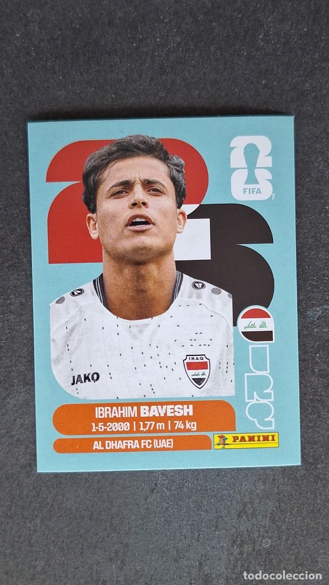 Cromos de F&uacute;tbol: L1 BAYESH SELECCION IRAQ 11 MUNDIAL FIFA WORLD CUP 2026 PANINI NUNCA PEGADO SIN PEGAR