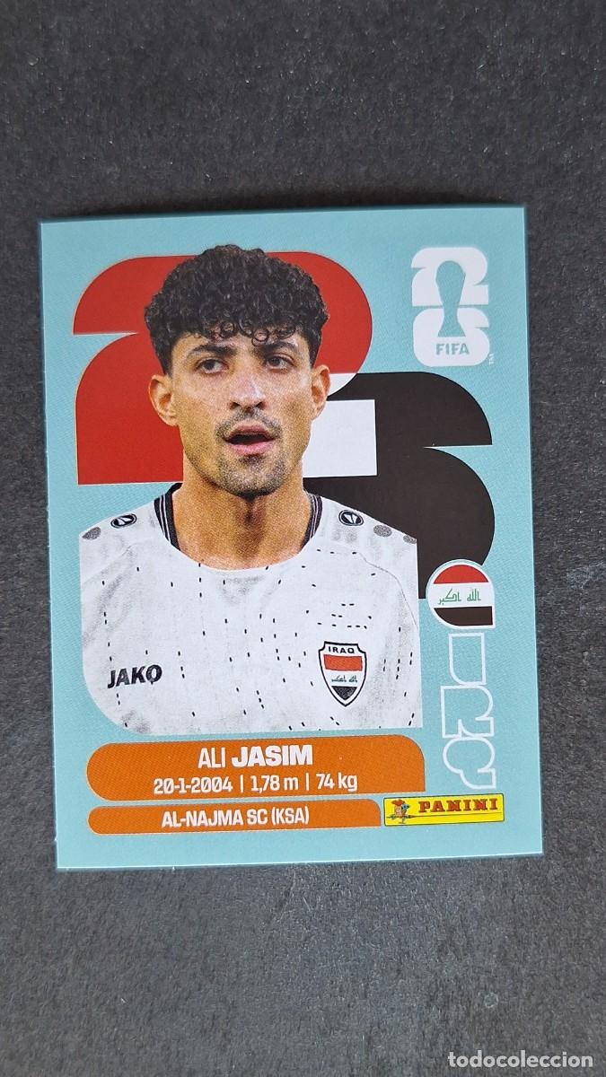 Cromos de F&uacute;tbol: L1 JASIM SELECCION IRAQ 12 MUNDIAL FIFA WORLD CUP 2026 PANINI NUNCA PEGADO SIN PEGAR