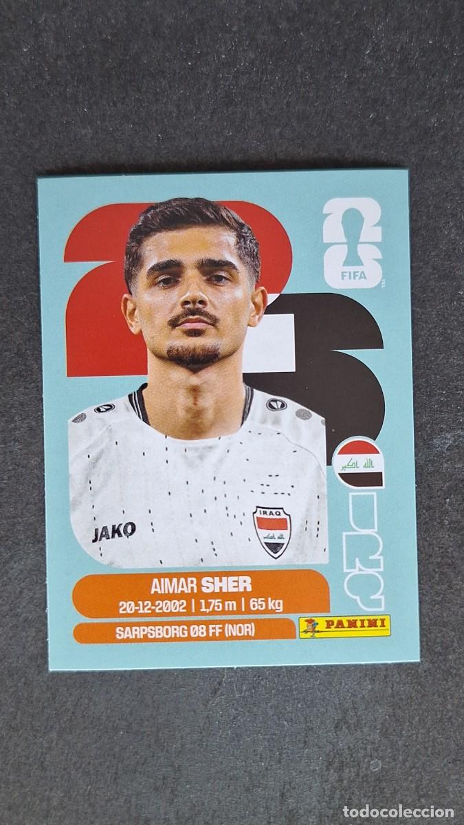 Cromos de F&uacute;tbol: L1 SHER SELECCION IRAQ 15 MUNDIAL FIFA WORLD CUP 2026 PANINI NUNCA PEGADO SIN PEGAR