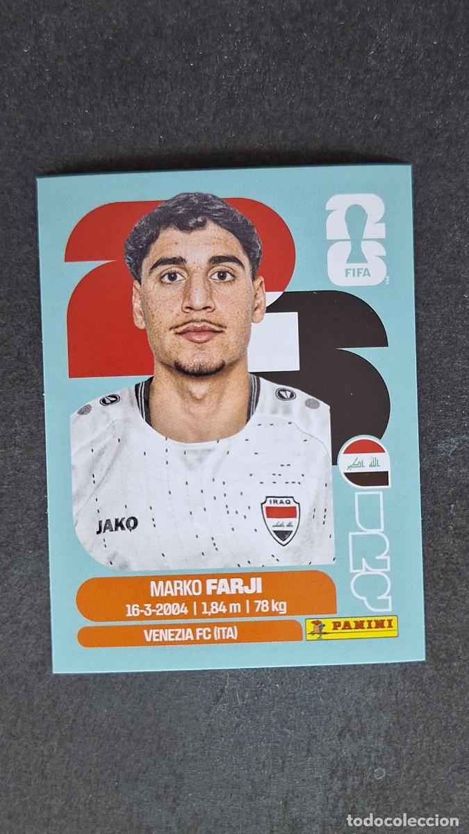 Cromos de F&uacute;tbol: L1 FARJI SELECCION IRAQ 16 MUNDIAL FIFA WORLD CUP 2026 PANINI NUNCA PEGADO SIN PEGAR