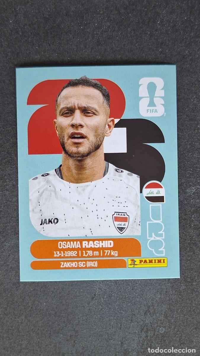 Cromos de F&uacute;tbol: L1 RASHID SELECCION IRAQ 17 MUNDIAL FIFA WORLD CUP 2026 PANINI NUNCA PEGADO SIN PEGAR
