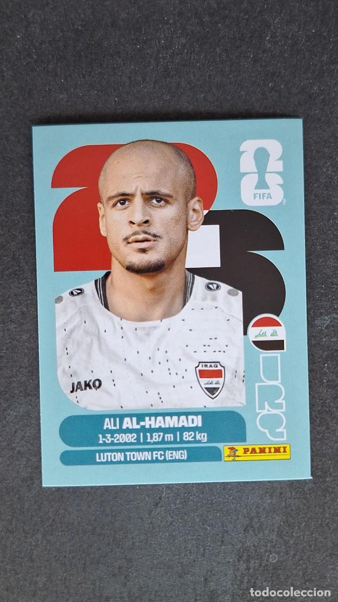 Cromos de F&uacute;tbol: L1 AL-HAMADI SELECCION IRAQ 18 MUNDIAL FIFA WORLD CUP 2026 PANINI NUNCA PEGADO SIN PEGAR