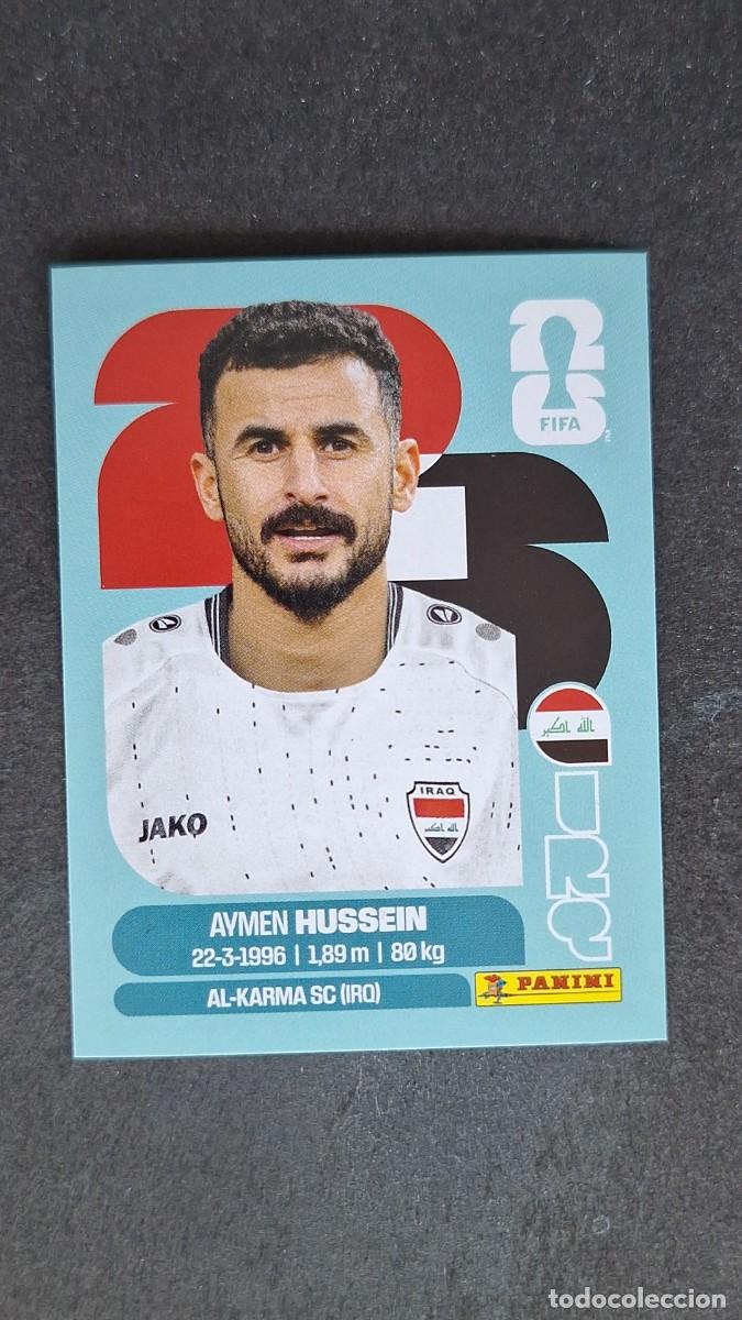 Cromos de F&uacute;tbol: L1 AYMEN HUSSEIN SELECCION IRAQ 19 MUNDIAL FIFA WORLD CUP 2026 PANINI NUNCA PEGADO SIN PEGAR