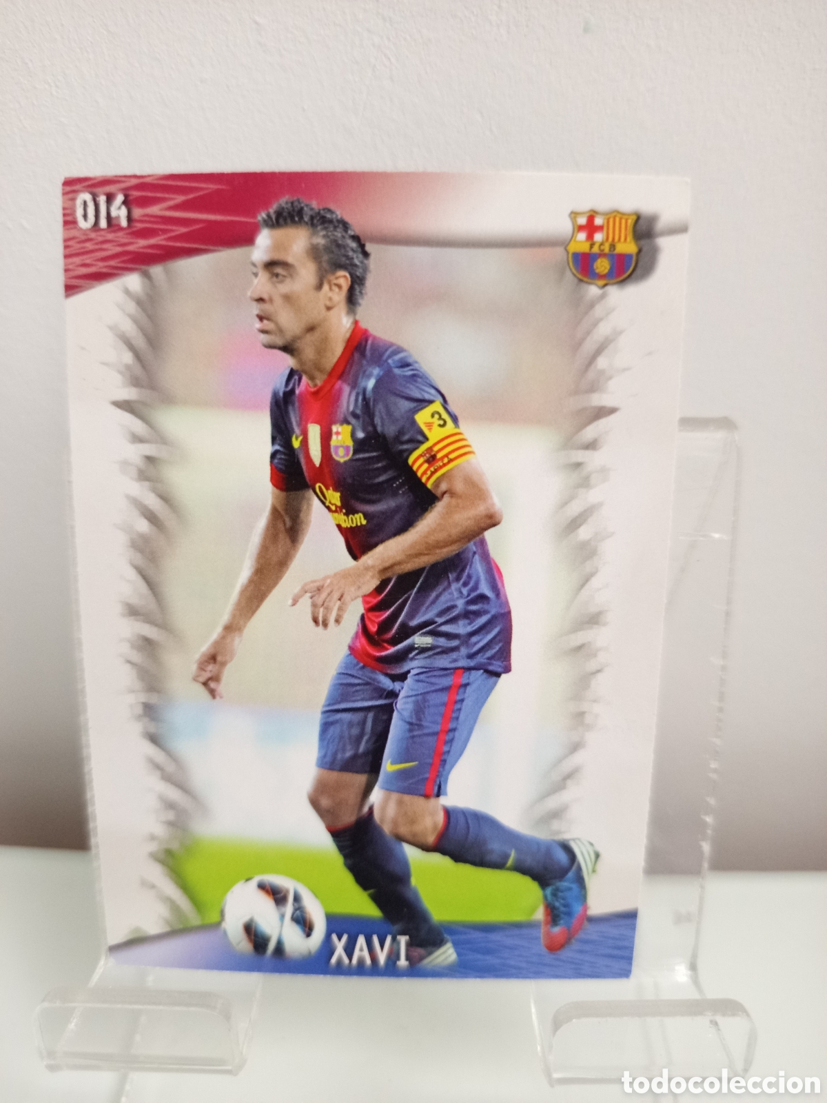 Cromos de F&uacute;tbol: ❇️ CROMO CARD ⚽ XAVI BARCELONA 14 FICHAS LIGA QUIZ GAME 2014 13 14 2013 2014 MUNDICROMO ❇️