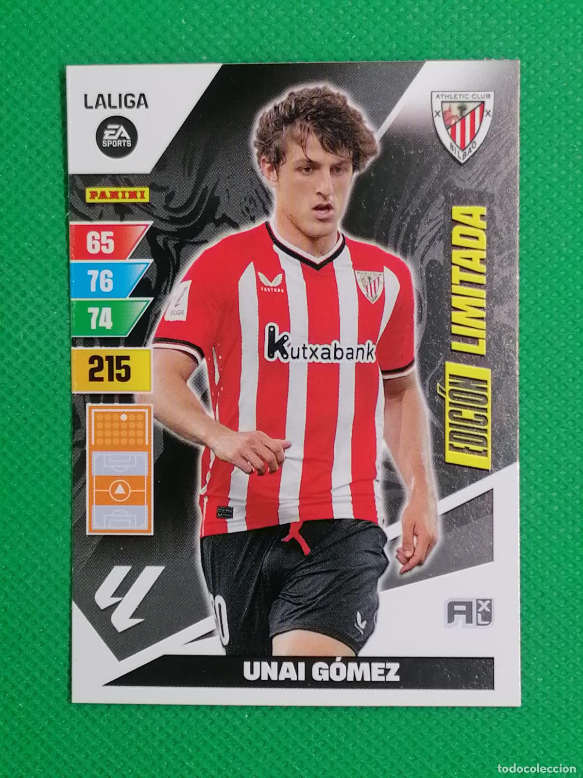 Cromos de F&uacute;tbol: UNAI GOMEZ ATHLETIC BILBAO EDICION LIMITADA LA LIGA ADRENALYN XL 23 24 2023 2024