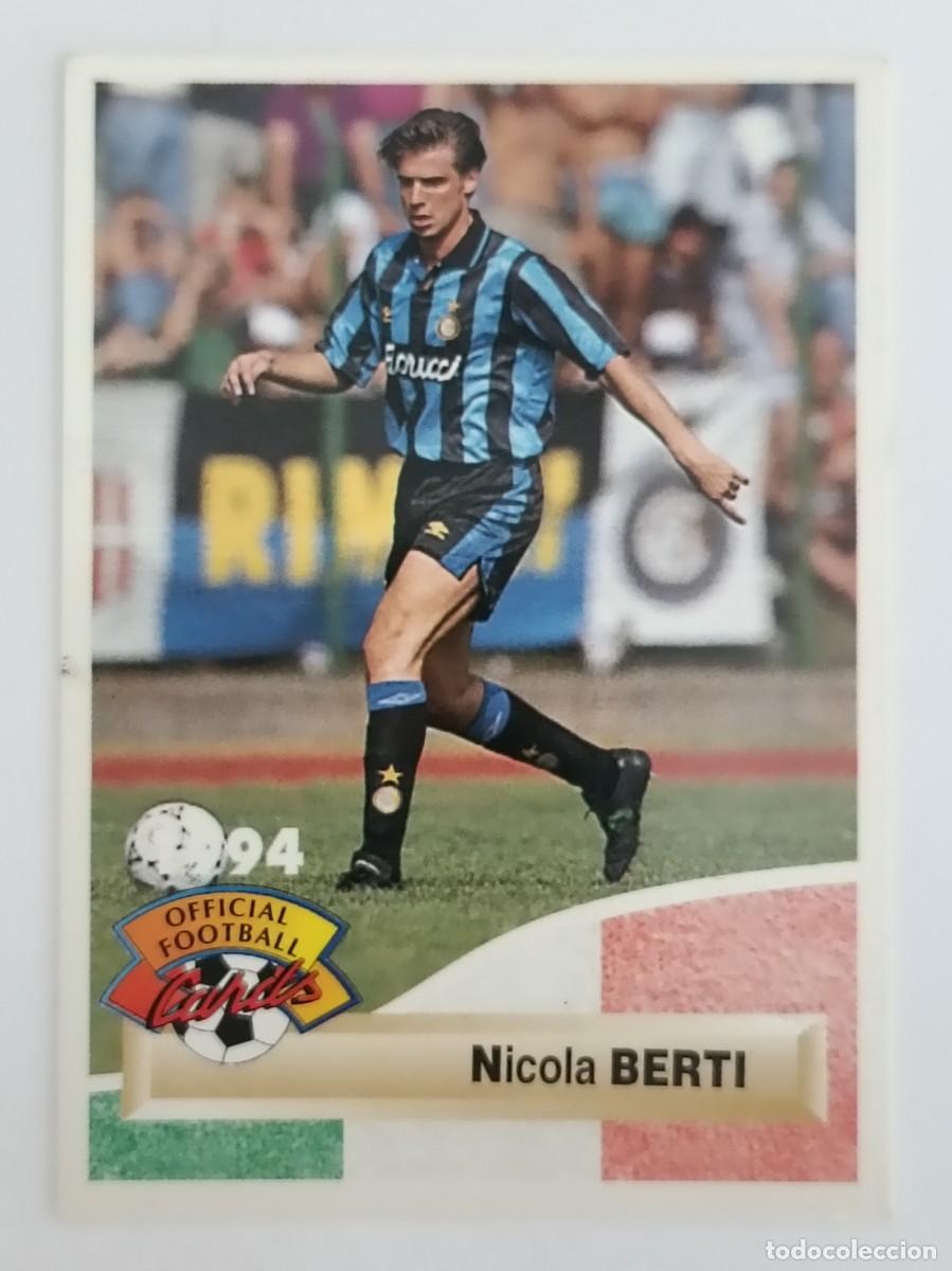 Cromos de F&uacute;tbol: #251 NICOLA BERTI (INTER MILAN) FOOTBALL CARD 1993/1994 PANINI