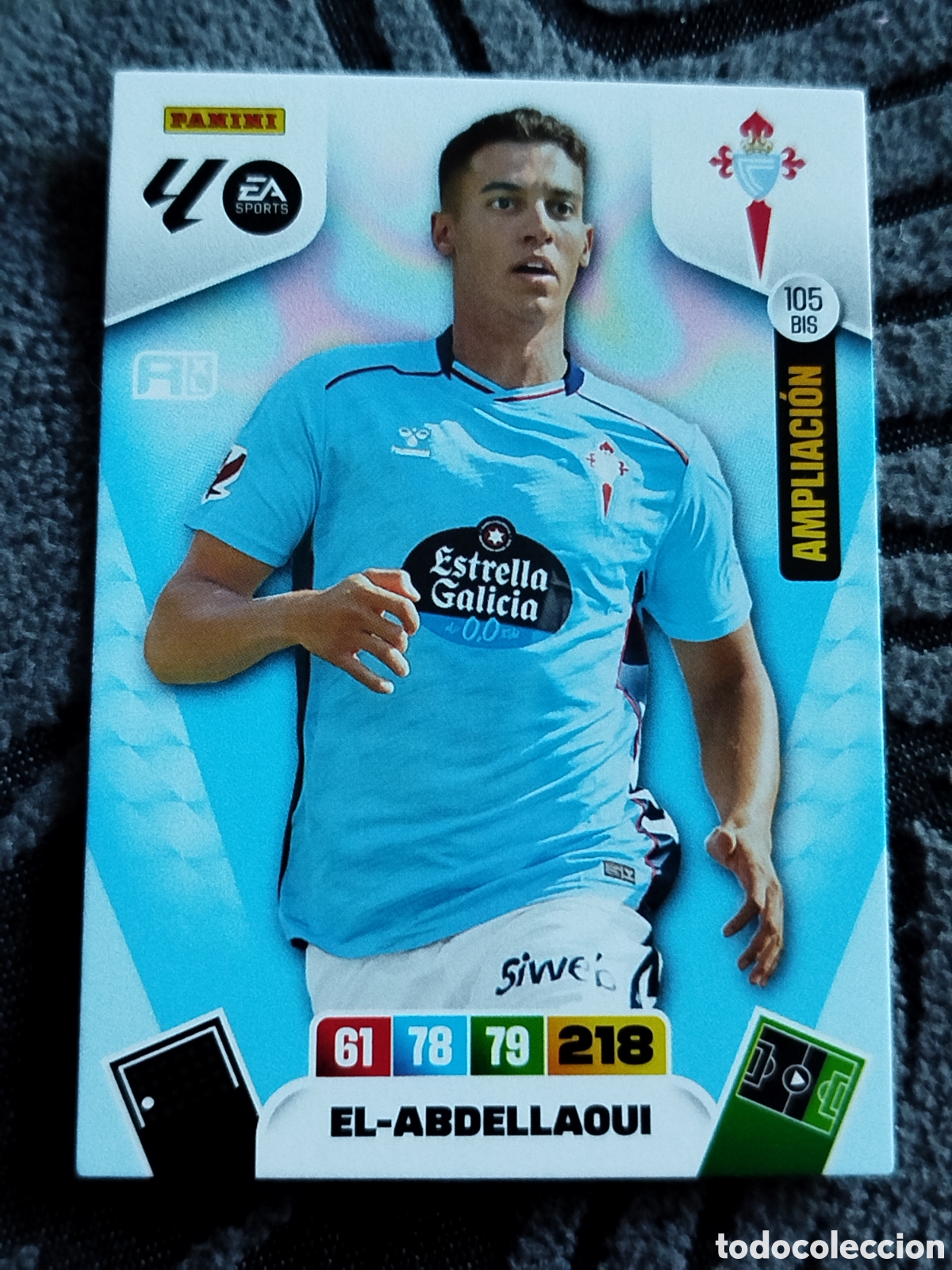 Cromos de F&uacute;tbol: ADRENALYN XL 2025 2026 25 26 PANINI EL-ABDELLAOUI CELTA VIGO 105 BIS AMPLIACI&Oacute;N MOMENTUM CROMO CARD
