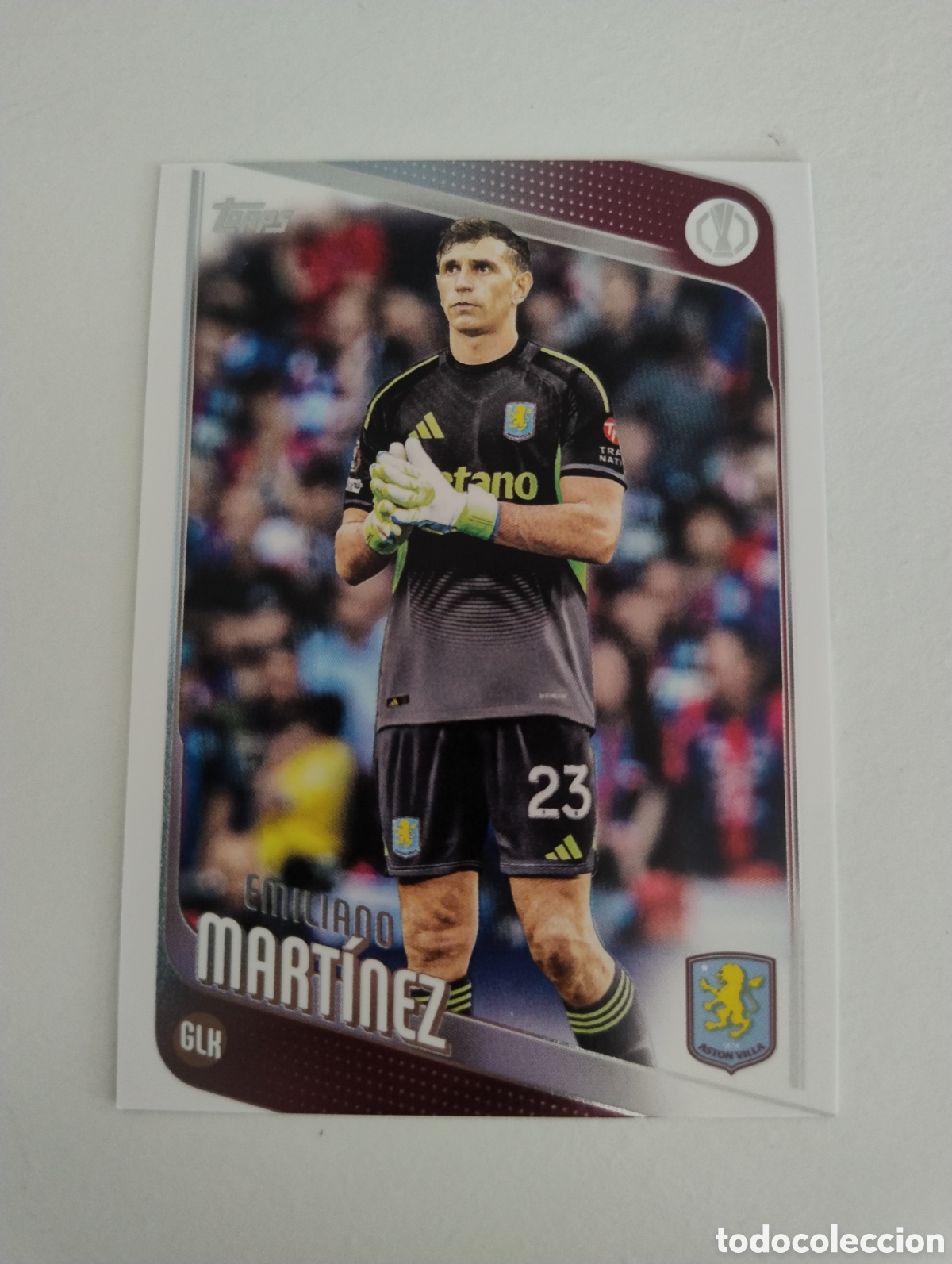 Cromos de F&uacute;tbol: 75 - Emiliano Mart&iacute;nez - Aston Villa - Topps UCC Flagship 2025 - 2026