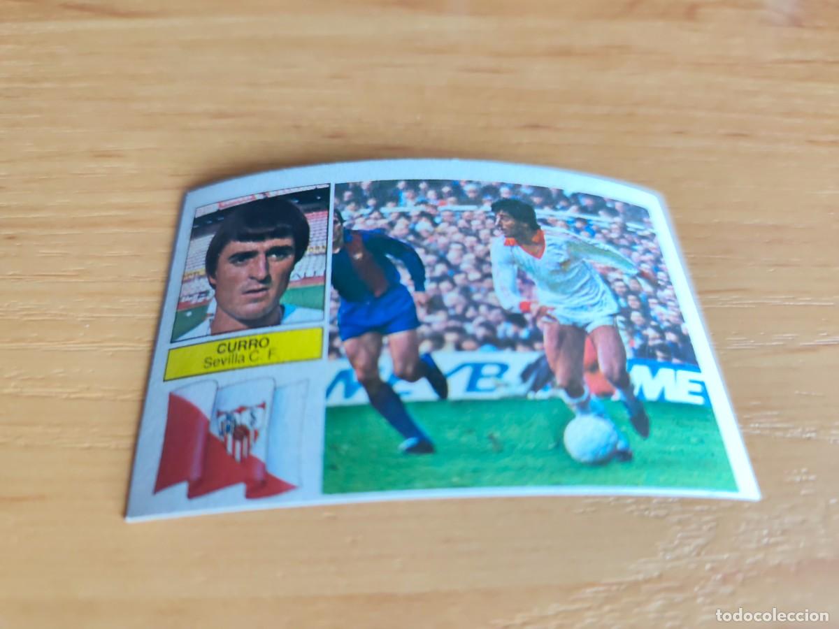 Cromos de f&uacute;tbol: Cromo coloca imposible liga este 82 83 1982 1983 Curro Sevilla NUEVO original, de sobre