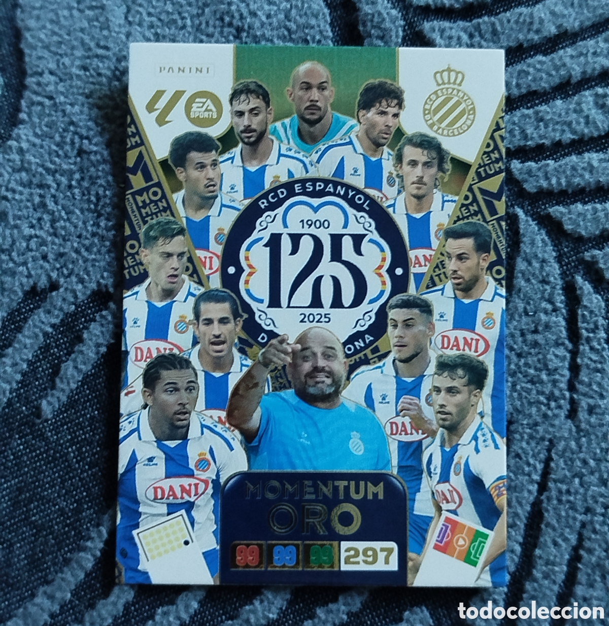 Cartes &agrave; collectionner de Football: MOMENTUM ORO ESPANYOL 1900 2025 (125) ADRENALYN XL 2025 2026 25 26 PANINI CROMO CARD