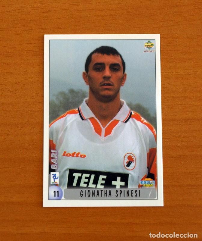 Cartes &agrave; collectionner de Football: Bari - N&ordm; 11 Gionatha Spinesi-Rodolfo Giorgetti - Mundicromo 1999-2000, 99-00 Calciatori-Italia