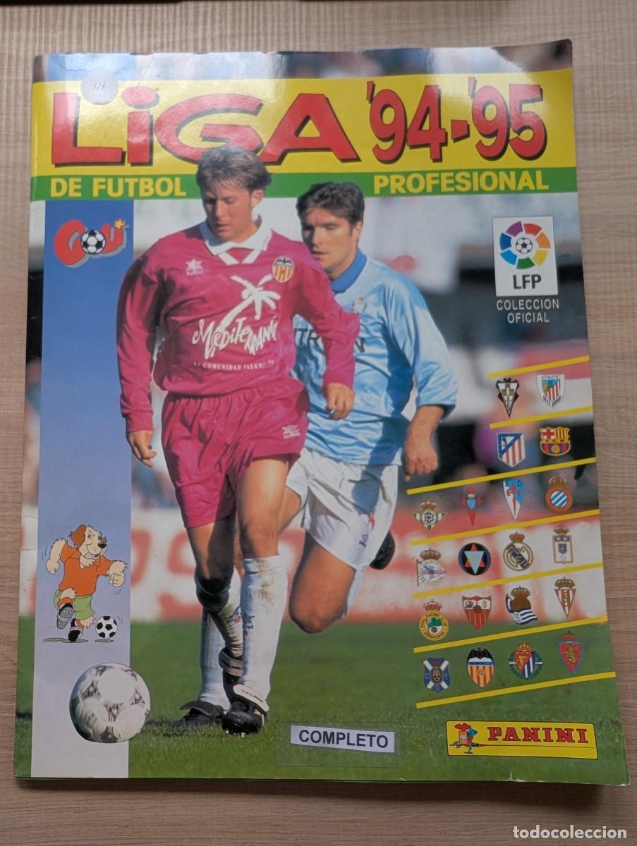 Fu&szlig;ball-Sticker: &Aacute;lbum Liga 94 95 Panini COMPLETO (Contiene los 396 cromos).