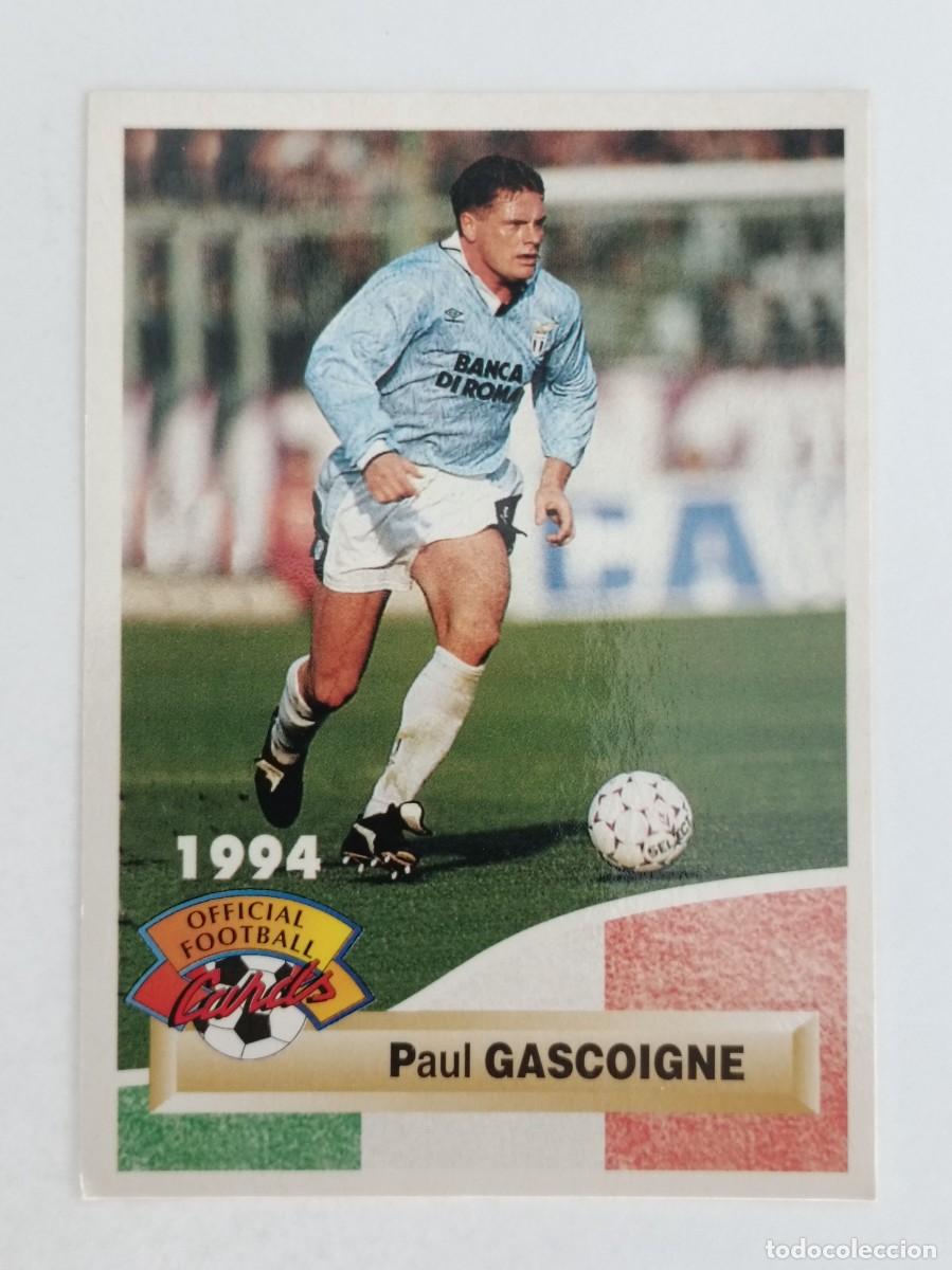 Cromos de F&uacute;tbol: #273 PAUL GASCOIGNE (LAZIO) FOOTBALL CARD 1993/1994 PANINI