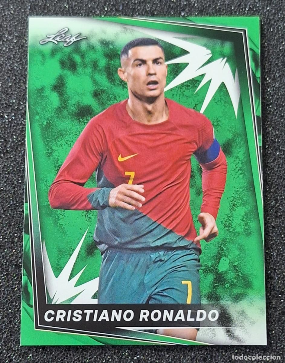 Fu&szlig;ball-Sticker: Cristiano Ronaldo Portugal Leaf Soccer 2024 #2 Green