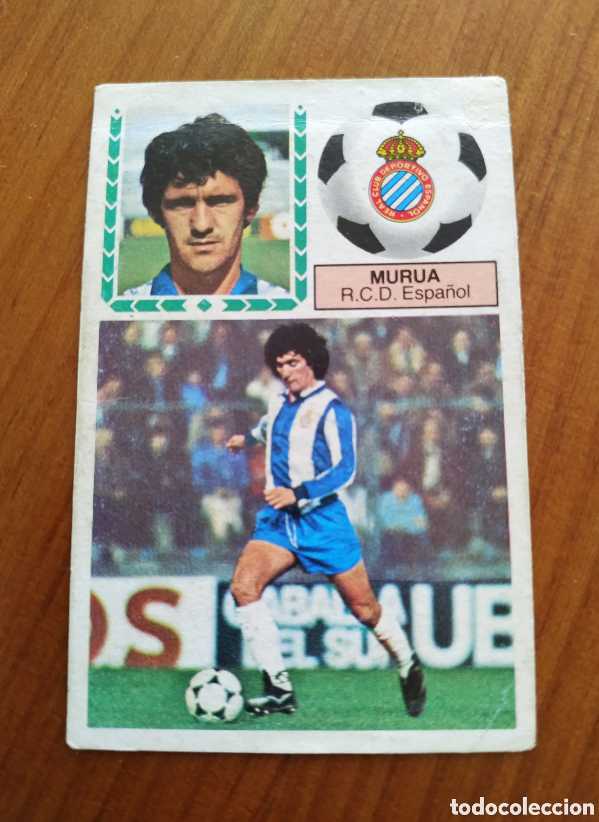 Cromos de F&uacute;tbol: MURUA, BAJA DEL ESPA&Ntilde;OL, EDICIONES ESTE CROMO LIGA FUTBOL 83 84