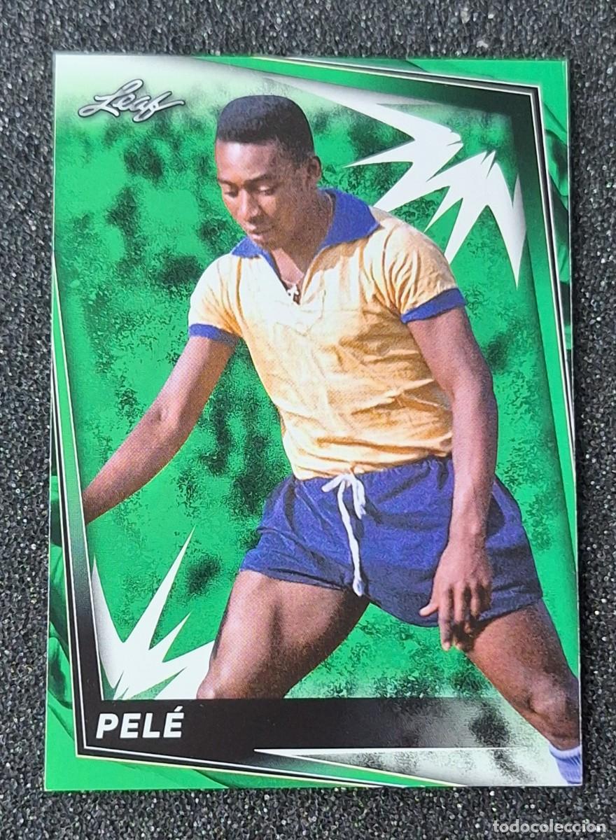 Cromos de F&uacute;tbol: Pele Brasil Leaf Soccer 2024 #7 Green