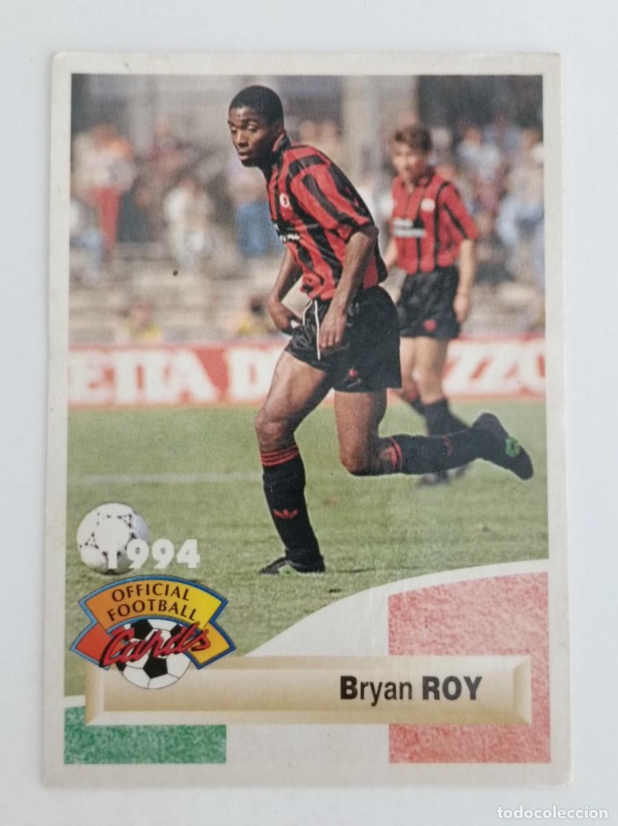 Cromos de F&uacute;tbol: #277 BRYAN ROY (FOGGIA) FOOTBALL CARD 1993/1994 PANINI